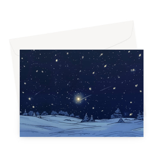 Celestial Cascades | Greeting Card